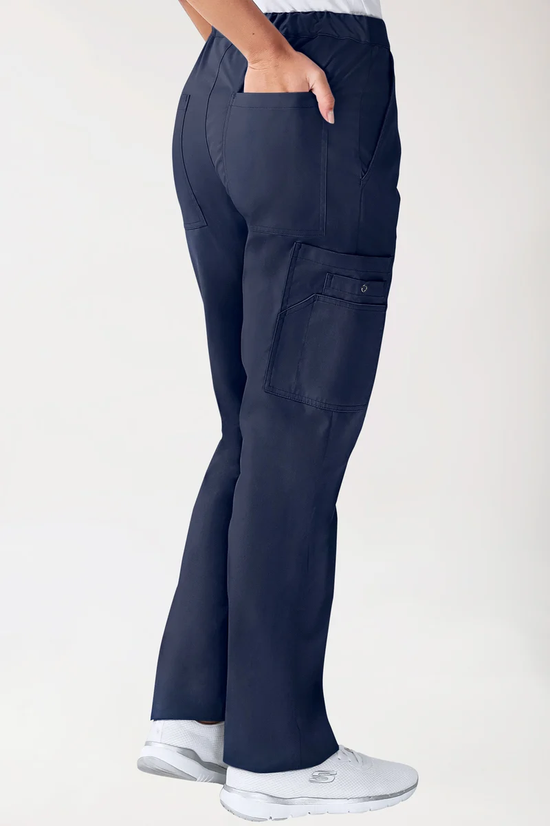 CLINIC STRETCH Hose Unisex - mit Beintasche navy