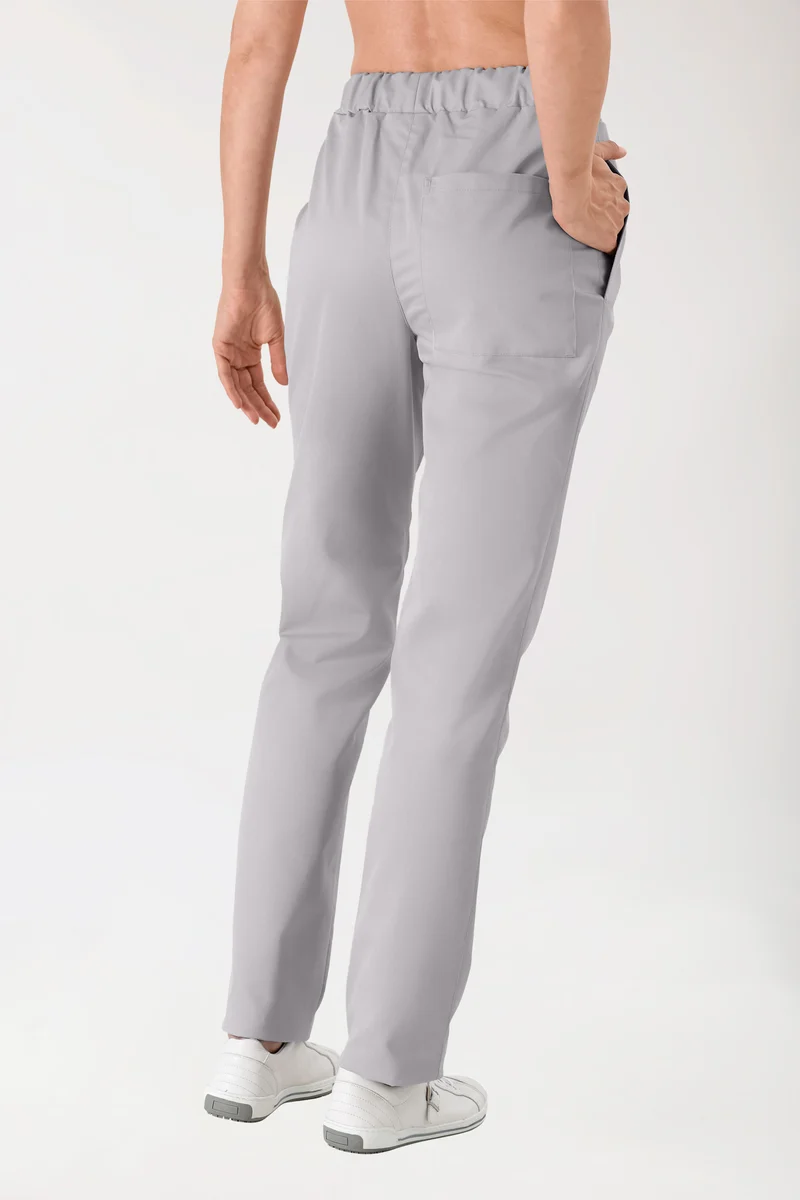 JUST STRONG Hose Unisex - Seitentasche - Gummibund grau