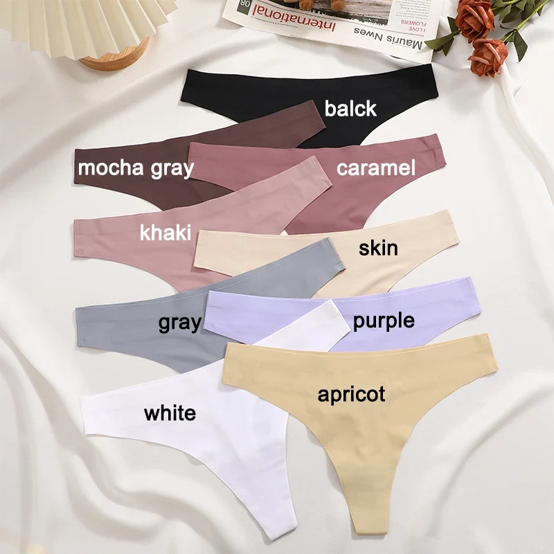 3Stk Frauen Tanga String Höschen Sexy Schlüpfer Slip Dessous Unterwäsche Panties