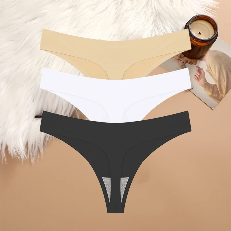 3Stk Frauen Tanga String Höschen Sexy Schlüpfer Slip Dessous Unterwäsche Panties