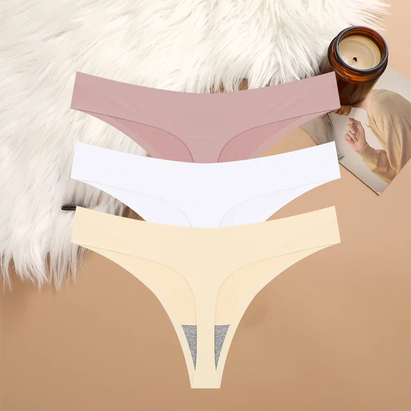 3Stk Frauen Tanga String Höschen Sexy Schlüpfer Slip Dessous Unterwäsche Panties