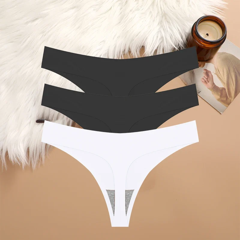 3Stk Frauen Tanga String Höschen Sexy Schlüpfer Slip Dessous Unterwäsche Panties