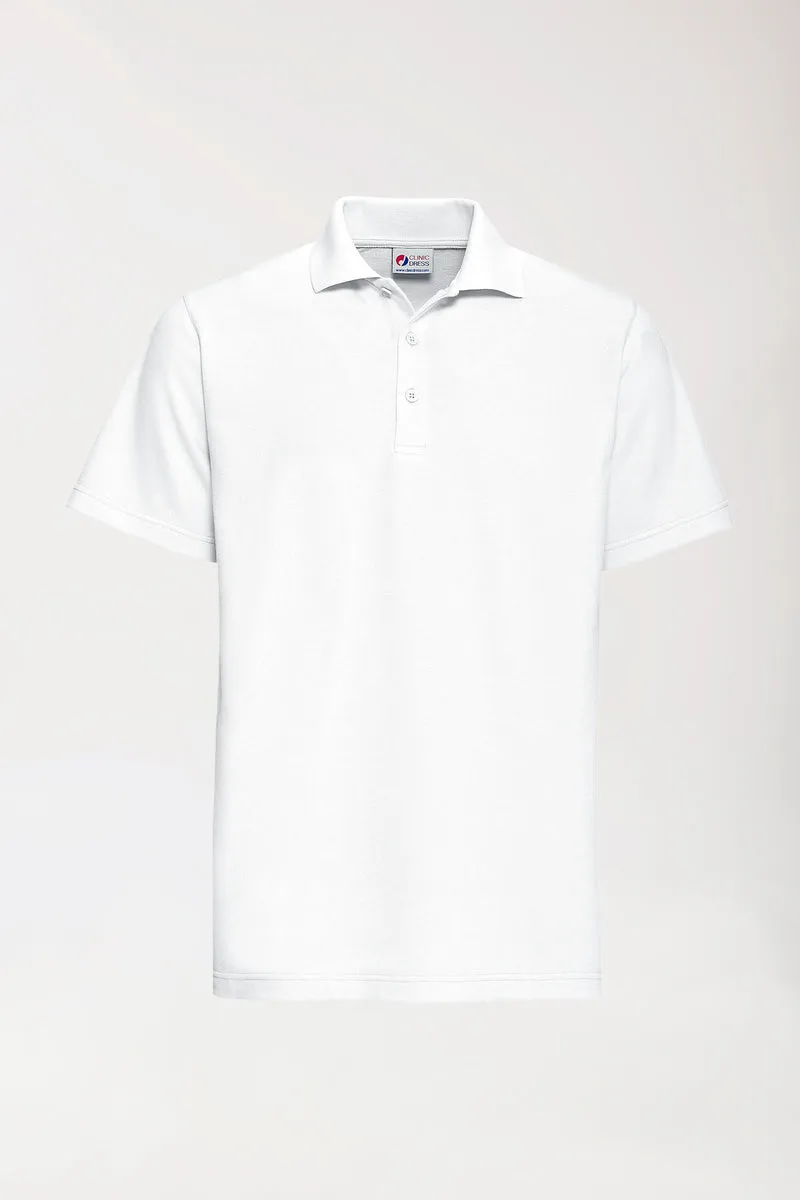 CORE Shirt Unisex - Polokragen weiß