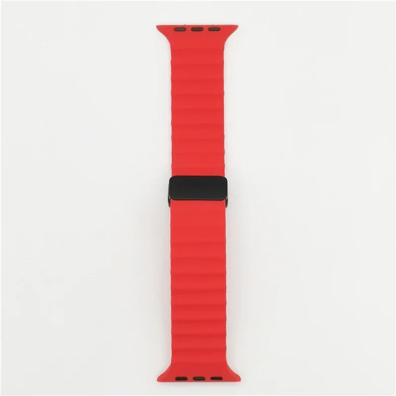 Sport Armband für Apple Watch Series 9 8 7 6 5 4 3 SE Ultra Magnetisch Silikon