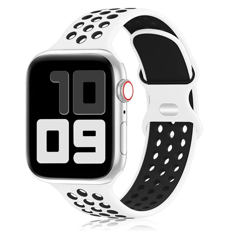 Sport Armband für Apple Watch Series 9 8 7 6 5 4 3 SE Ultra Silikon Band iWatch