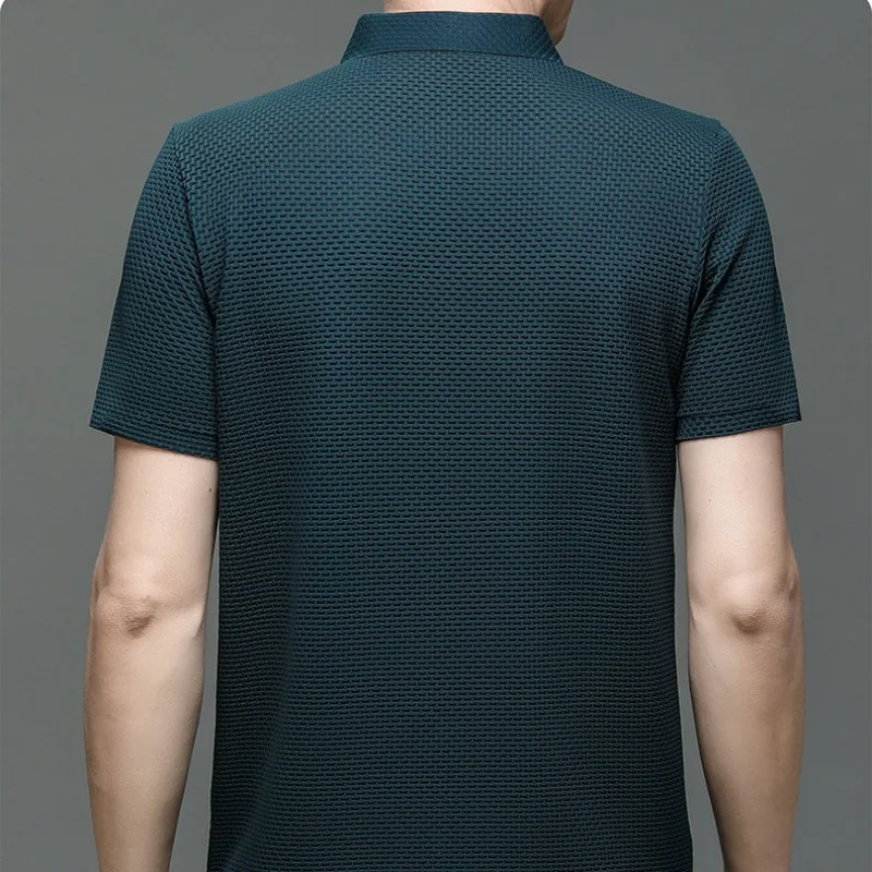 Herren Fashion Poloshirt POLO Shirt T-Shirt Kurzarm Zipper Hemd Polohemd NEU
