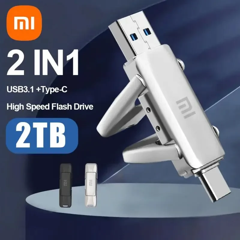 2 In 1 USB Stick 2TB 1TB USB-C Speicherstick Memorystick USB Speicher 256 512GB