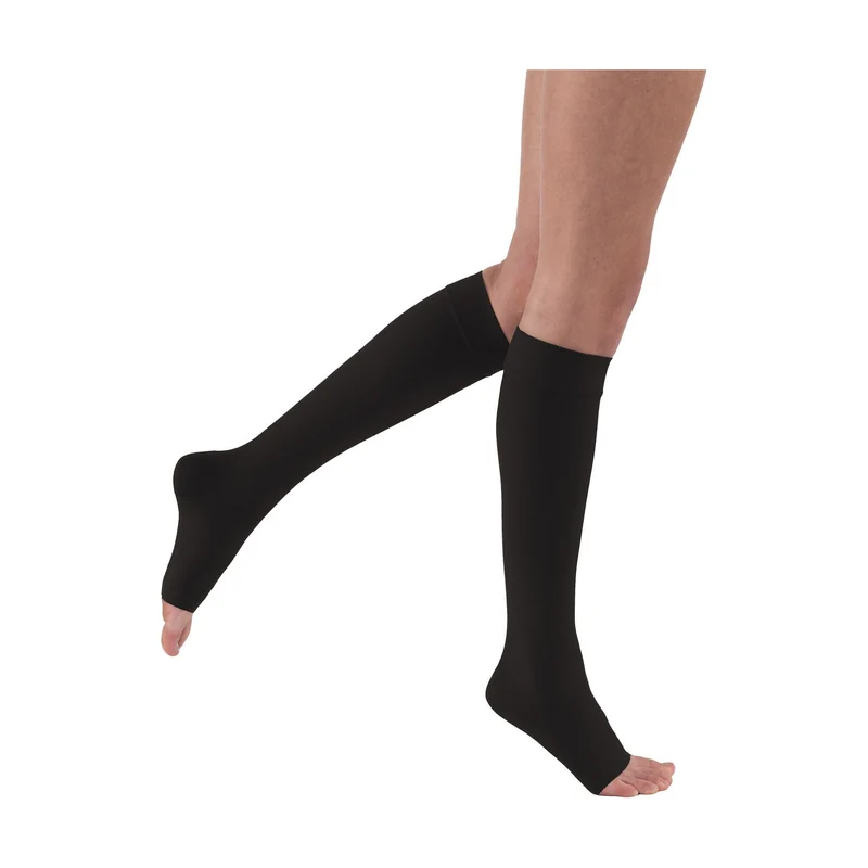 JOBST® Relief Knee High 20-30 mmHg w/ Silicone Top Band, Open Toe