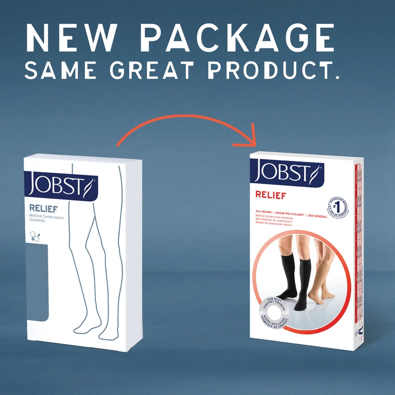 JOBST® Relief Knee High 15-20 mmHg, Open Toe
