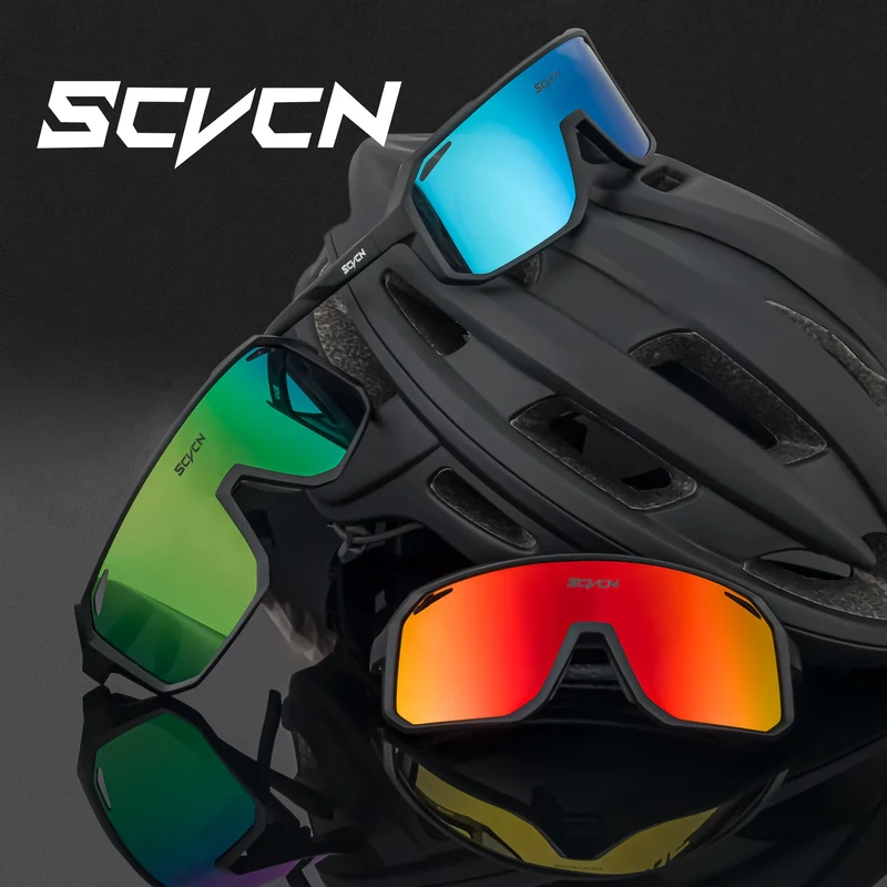 Fahrradbrille Sonnenbrille polarisierte Brille Multi Color Spiegelbrille UV400