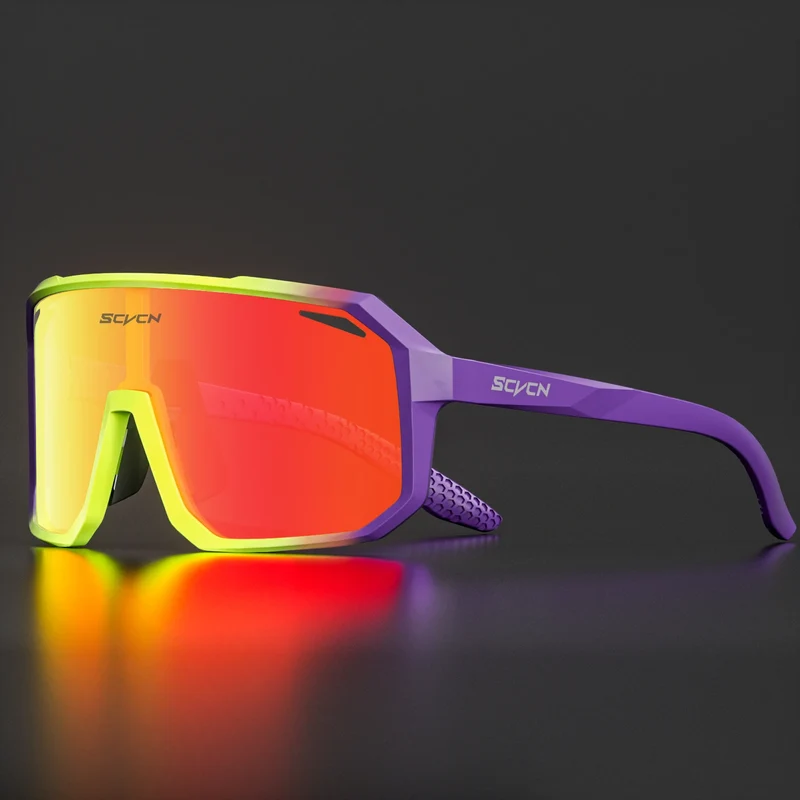 Fahrradbrille Sonnenbrille polarisierte Brille Multi Color Spiegelbrille UV400