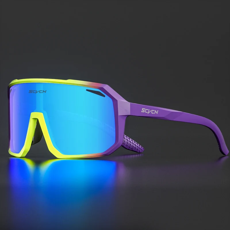 Fahrradbrille Sonnenbrille polarisierte Brille Multi Color Spiegelbrille UV400