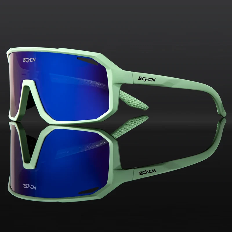 Fahrradbrille Sonnenbrille polarisierte Brille Multi Color Spiegelbrille UV400