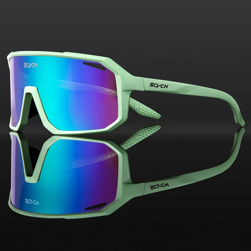 Fahrradbrille Sonnenbrille polarisierte Brille Multi Color Spiegelbrille UV400