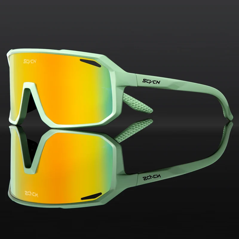 Fahrradbrille Sonnenbrille polarisierte Brille Multi Color Spiegelbrille UV400
