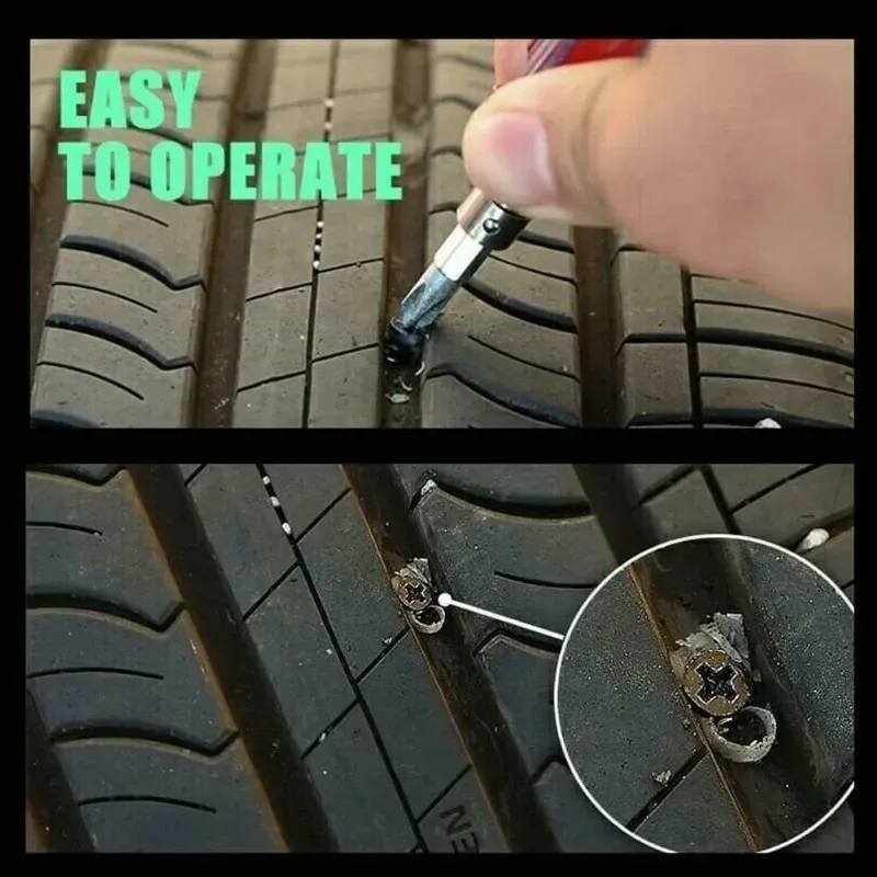 100Tlg Auto Reifenreparatur Set PKW Pannenset Flickzeug Reparatur-Set Motorrad