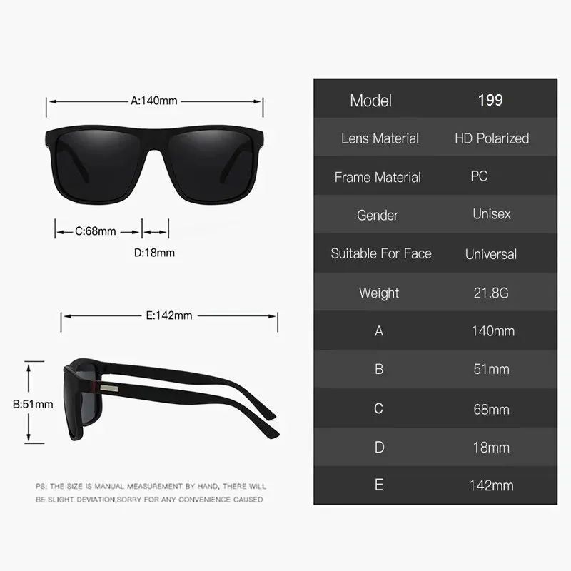 Herren Designer Sonnenbrille polarisierten Gläsern Brille Spiegelbrille UV400