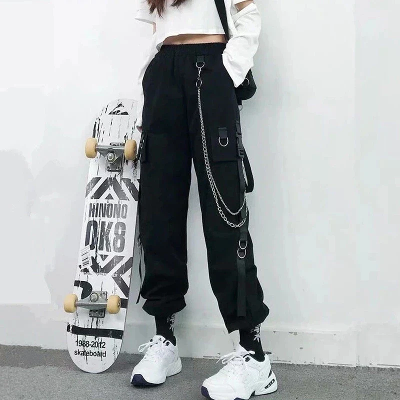 Hosen Damen Schlupfhose Ballonhose Pumphose Jogginghose Sweatpants Streetwear