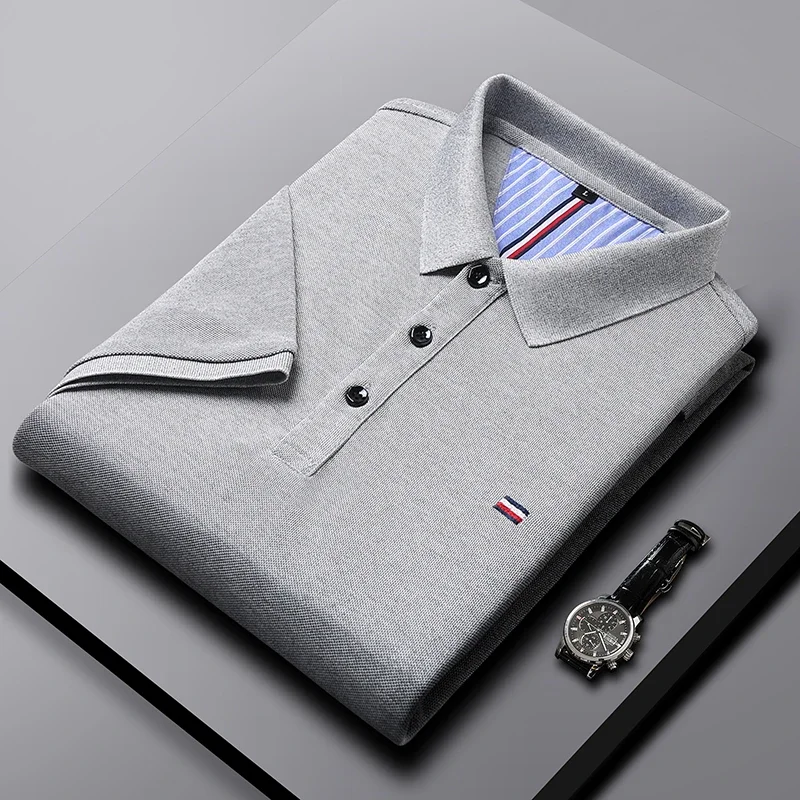 Herren Fashion Poloshirt POLO Shirt T-Shirt Kurzarm Zipper Hemd Polohemd NEU