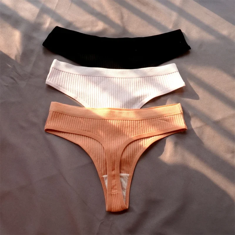 3Stk Frauen Tanga String Höschen Sexy Schlüpfer Slip Dessous Unterwäsche Panties