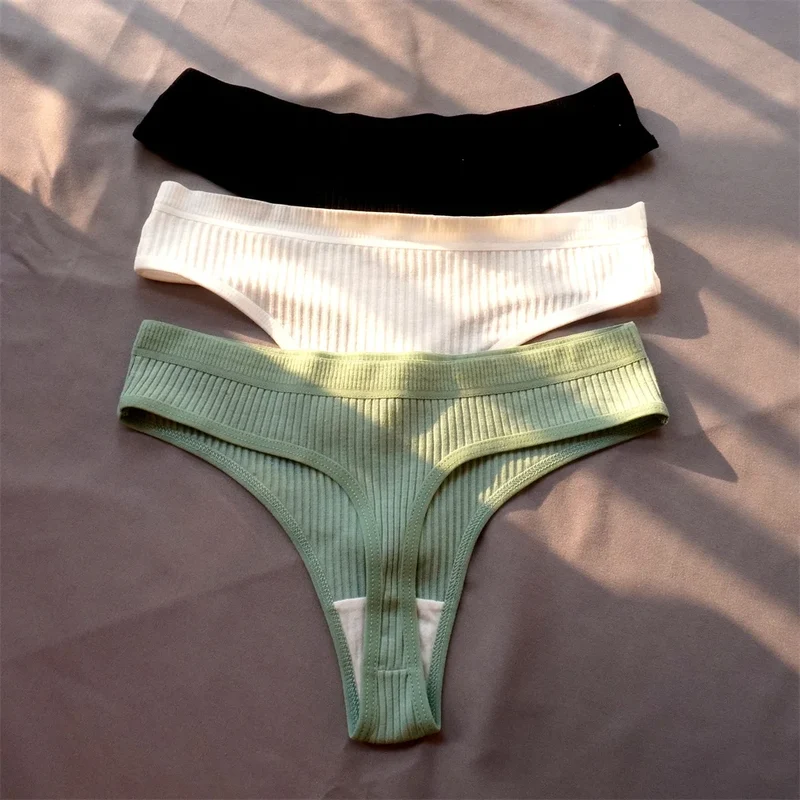 3Stk Frauen Tanga String Höschen Sexy Schlüpfer Slip Dessous Unterwäsche Panties