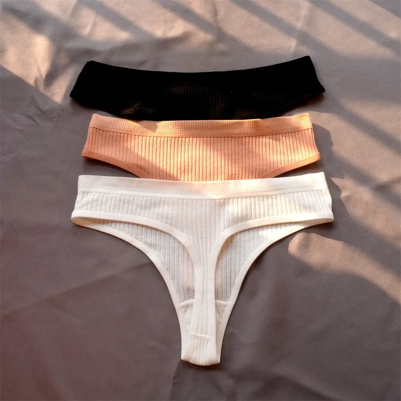 3Stk Frauen Tanga String Höschen Sexy Schlüpfer Slip Dessous Unterwäsche Panties