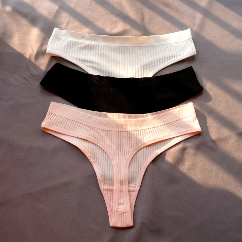 3Stk Frauen Tanga String Höschen Sexy Schlüpfer Slip Dessous Unterwäsche Panties