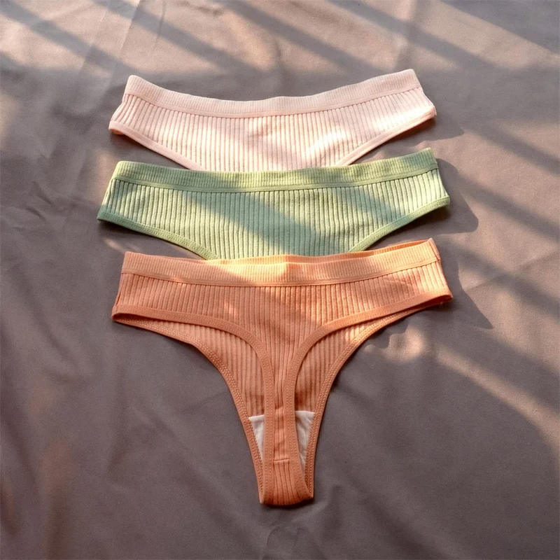 3Stk Frauen Tanga String Höschen Sexy Schlüpfer Slip Dessous Unterwäsche Panties