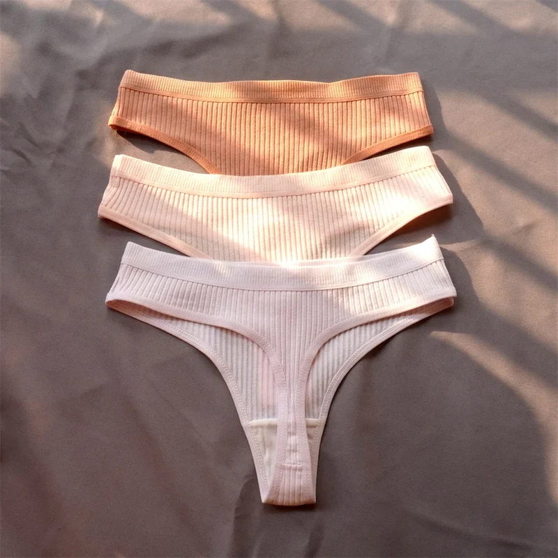 3Stk Frauen Tanga String Höschen Sexy Schlüpfer Slip Dessous Unterwäsche Panties