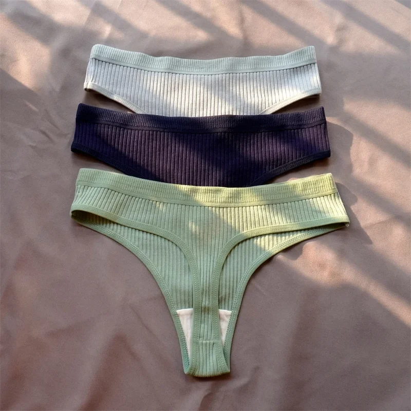 3Stk Frauen Tanga String Höschen Sexy Schlüpfer Slip Dessous Unterwäsche Panties
