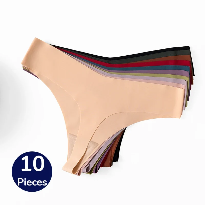 10Stk Frauen Tanga String Höschen Sexy Schlüpfer Slip Dessous Unterwäsche Pantie