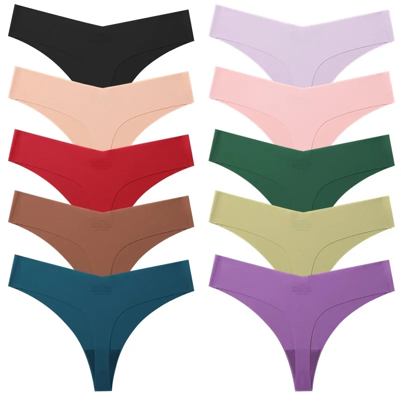 10Stk Frauen Tanga String Höschen Sexy Schlüpfer Slip Dessous Unterwäsche Pantie