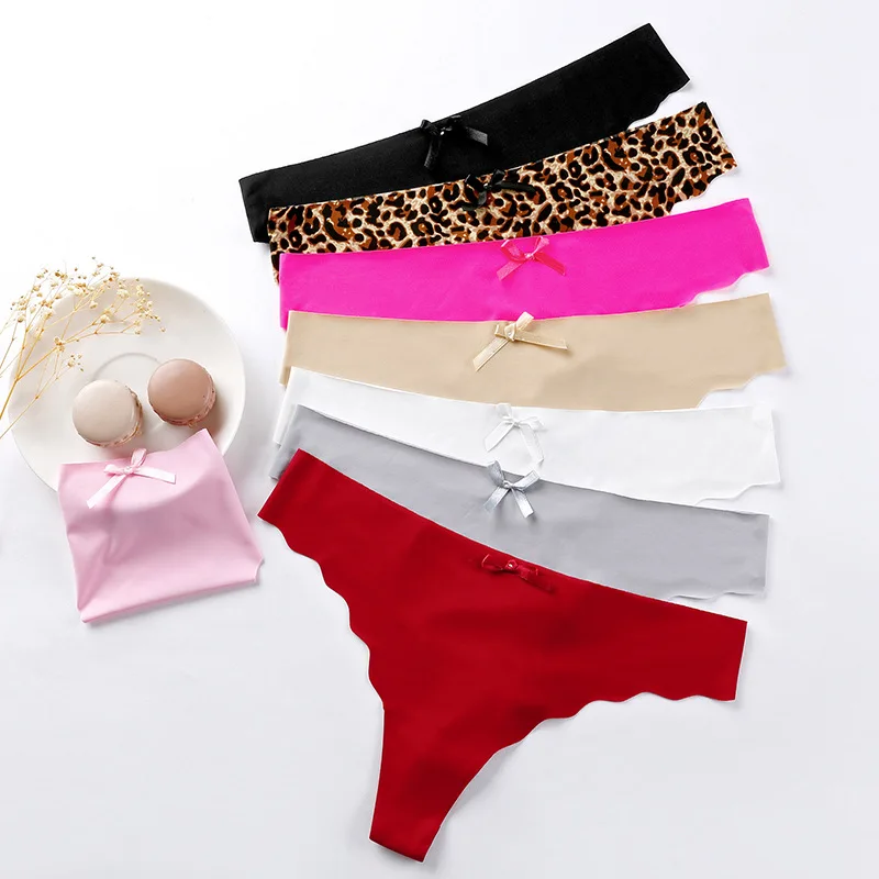 2Stk Frauen Tanga String Höschen Sexy Schlüpfer Slip Dessous Unterwäsche Panties