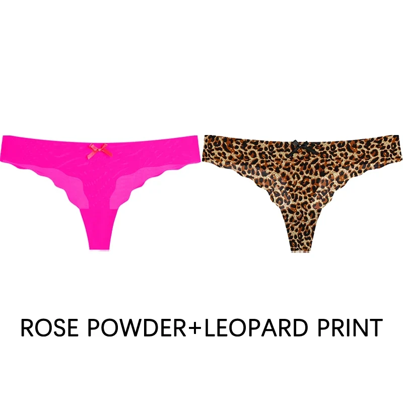 2Stk Frauen Tanga String Höschen Sexy Schlüpfer Slip Dessous Unterwäsche Panties