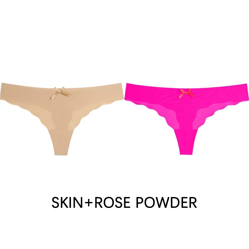 2Stk Frauen Tanga String Höschen Sexy Schlüpfer Slip Dessous Unterwäsche Panties