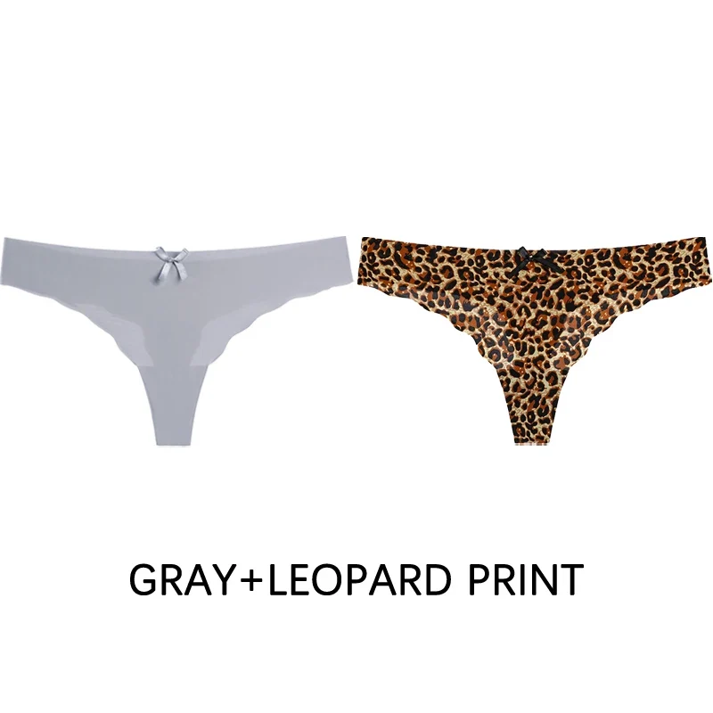 2Stk Frauen Tanga String Höschen Sexy Schlüpfer Slip Dessous Unterwäsche Panties