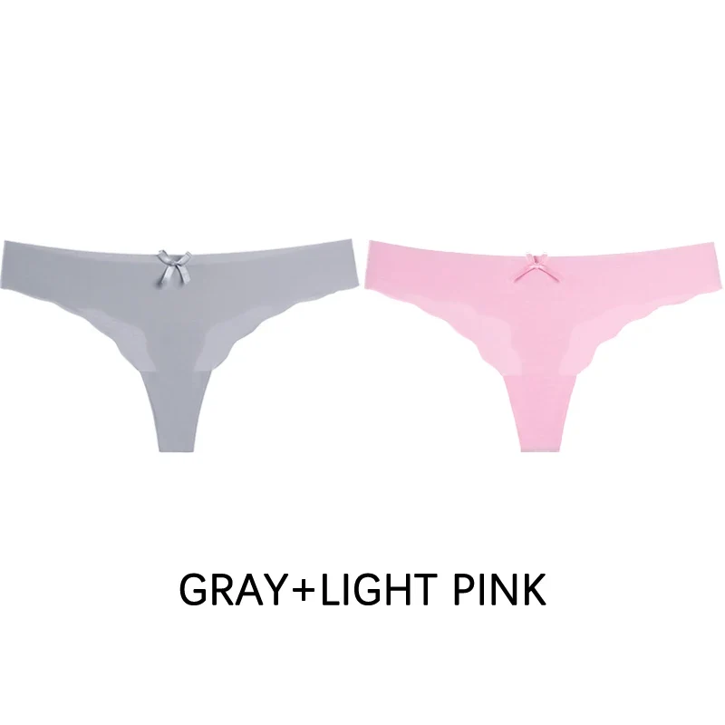 2Stk Frauen Tanga String Höschen Sexy Schlüpfer Slip Dessous Unterwäsche Panties