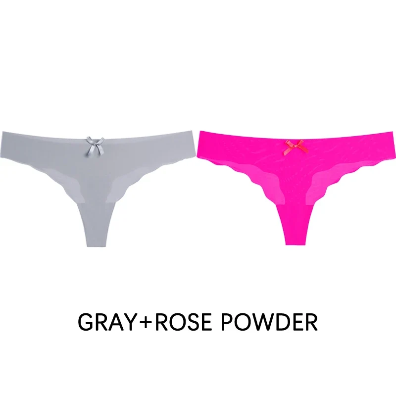 2Stk Frauen Tanga String Höschen Sexy Schlüpfer Slip Dessous Unterwäsche Panties
