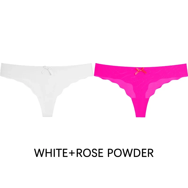 2Stk Frauen Tanga String Höschen Sexy Schlüpfer Slip Dessous Unterwäsche Panties