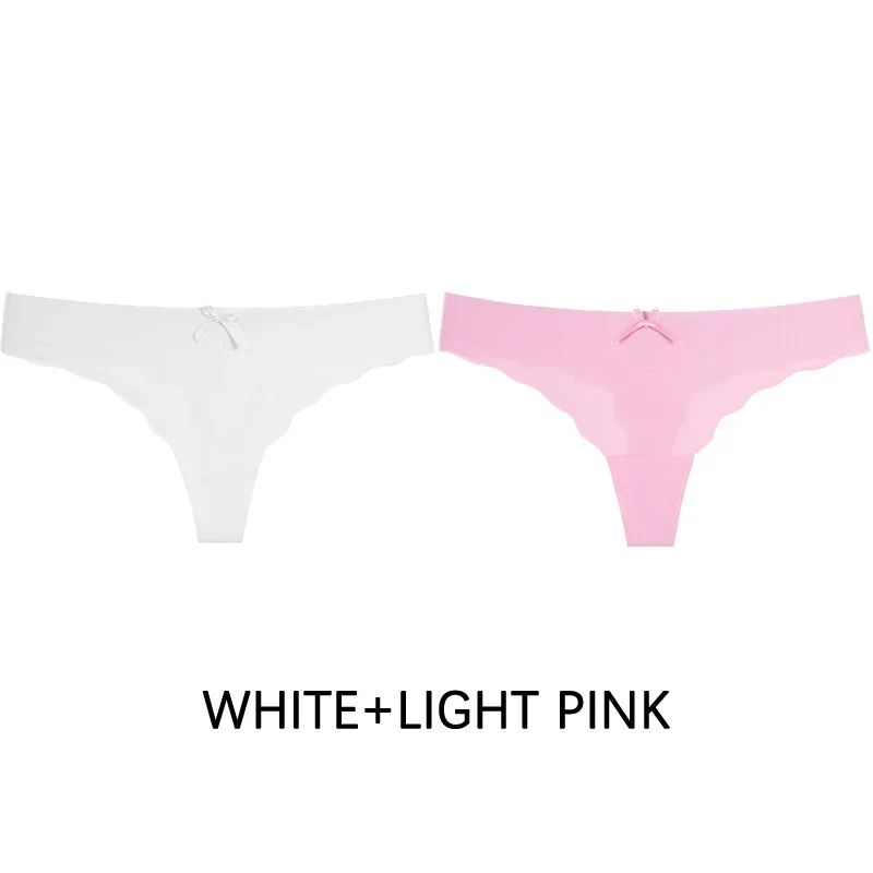 2Stk Frauen Tanga String Höschen Sexy Schlüpfer Slip Dessous Unterwäsche Panties