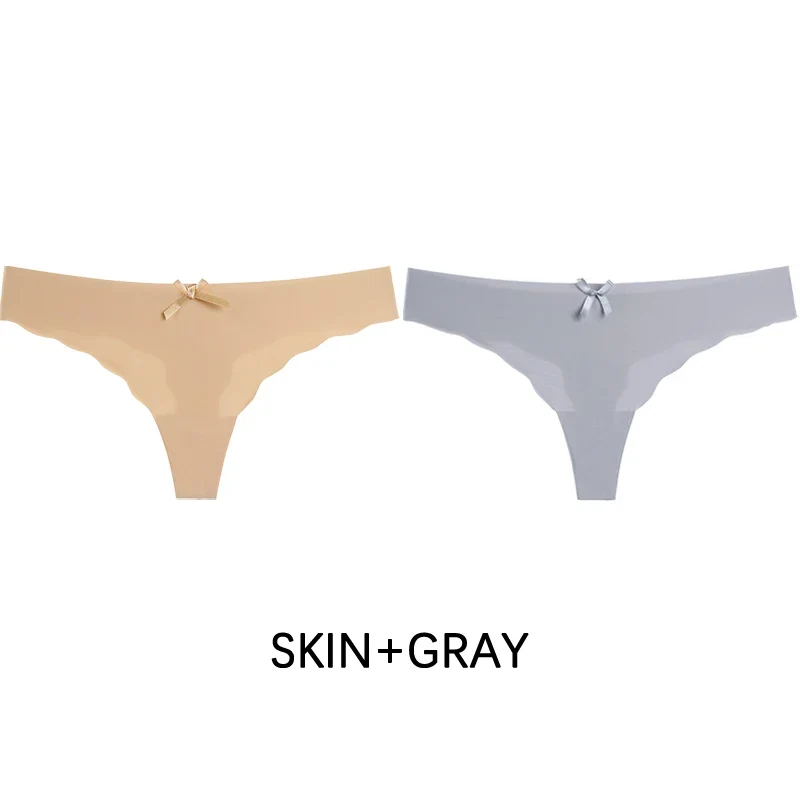 2Stk Frauen Tanga String Höschen Sexy Schlüpfer Slip Dessous Unterwäsche Panties