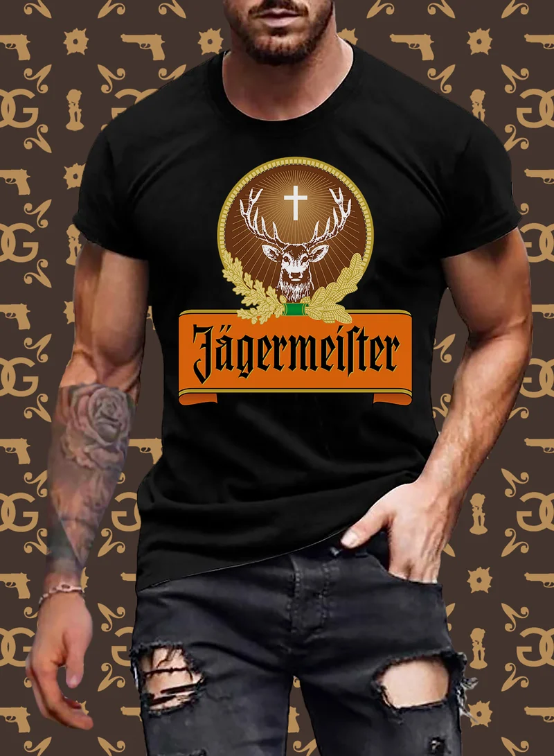 Herren Fashion T-Shirt Rundhals,100 % Baumwolle Sommer Streetwear Tank Top Shirt