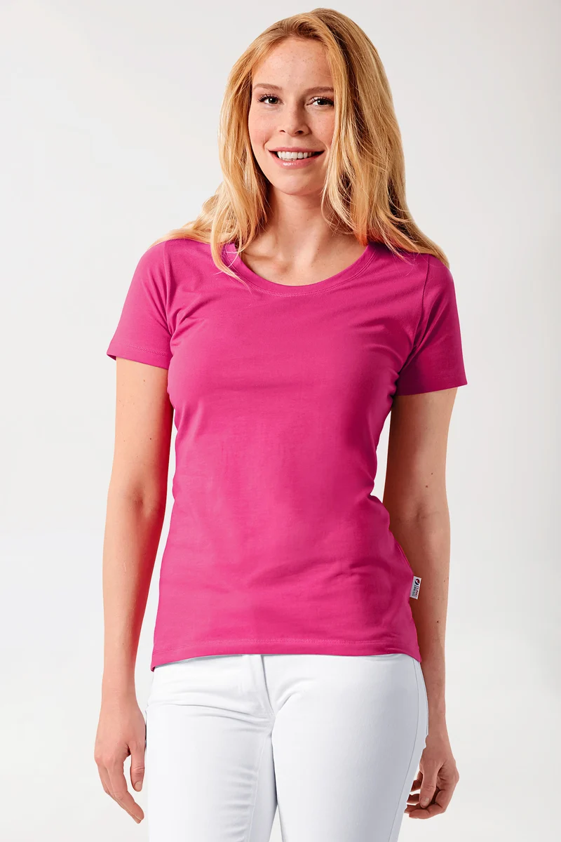 CORE Shirt Damen - Rundhals pink