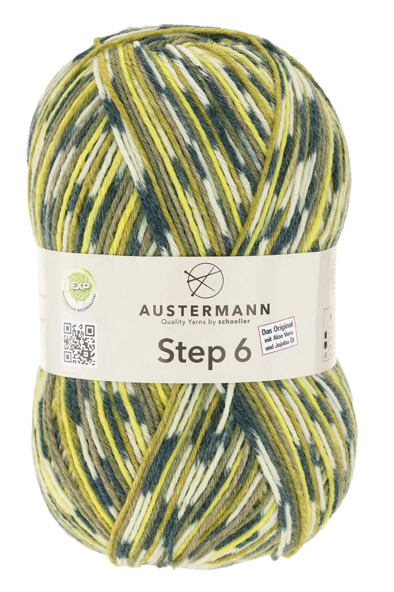 Step 6 Color EXP | 6-fach Sockenwolle | Farbe: 788 - OLIV