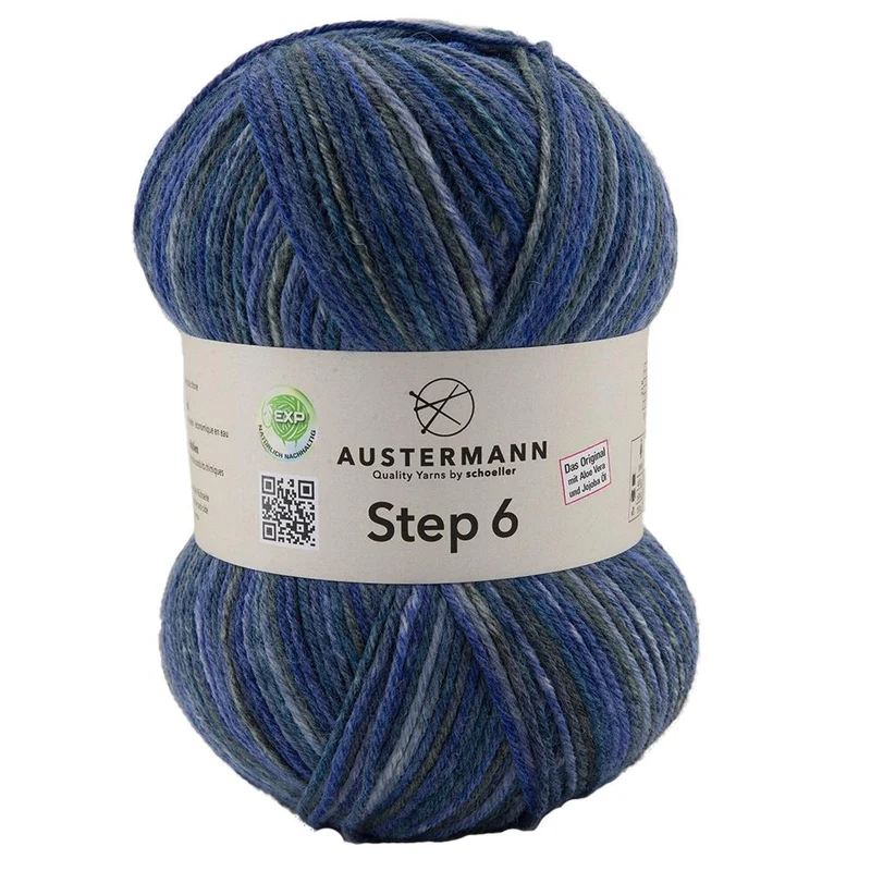Step 6 Color EXP | 6-fach Sockenwolle | Farbe: 738 - NAVY