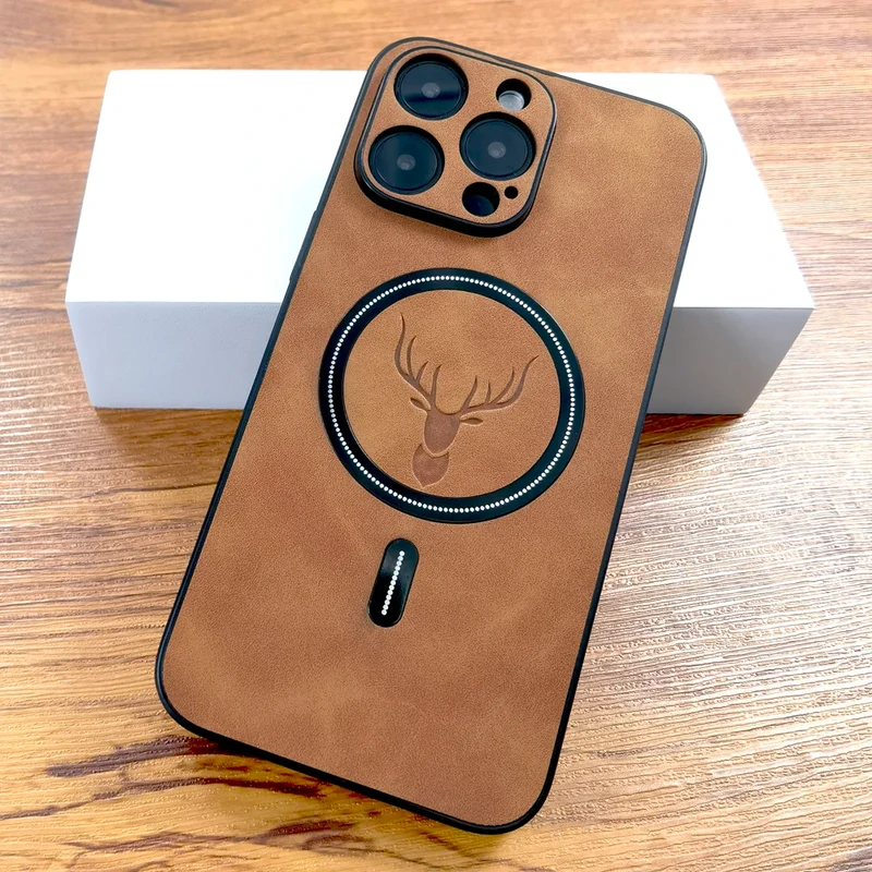 LEDER Handy Hülle IPhone 15 14 13 12 Pro Max Fashion Tasche Cove Schutzhülle