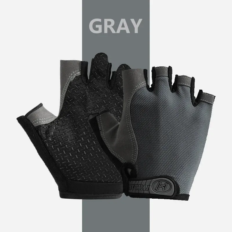 Fahrradhandschuhe Fahrrad Halbfinger Handschuhe Sport Fitness Gym Damen Herren