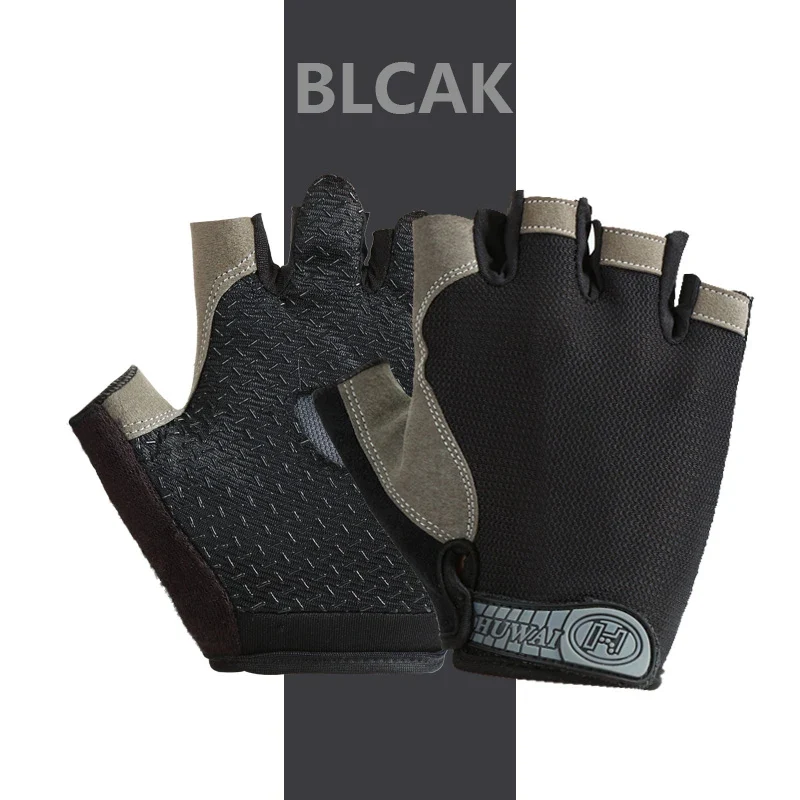 Fahrradhandschuhe Fahrrad Halbfinger Handschuhe Sport Fitness Gym Damen Herren