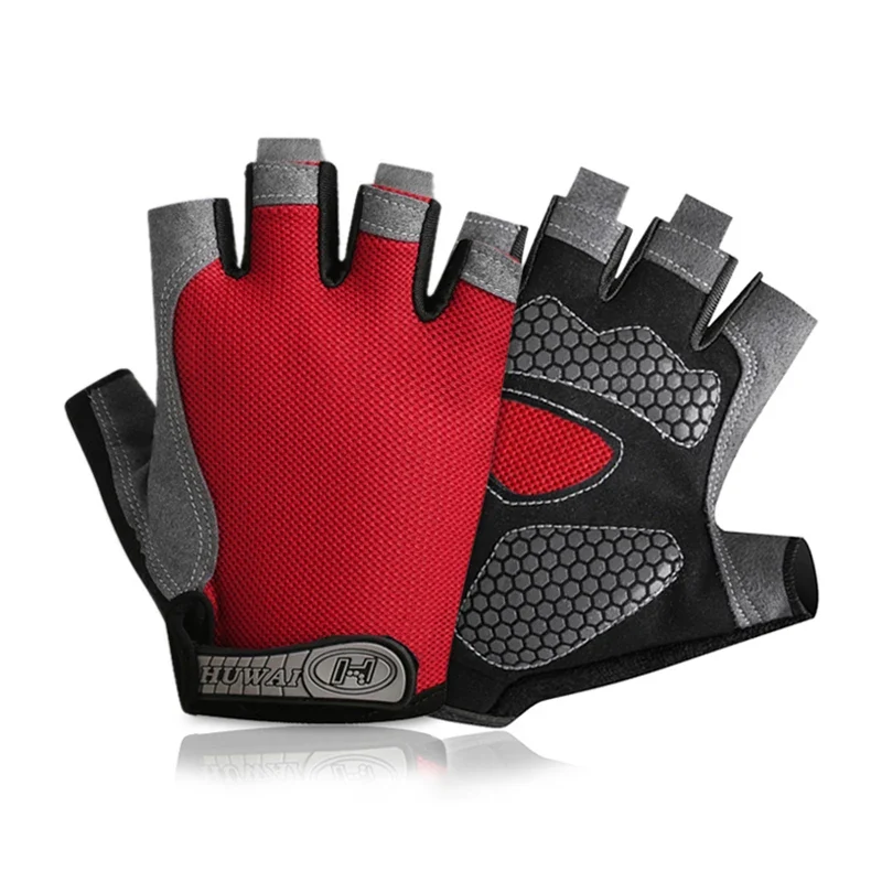 Fahrradhandschuhe Fahrrad Halbfinger Handschuhe Sport Fitness Gym Damen Herren