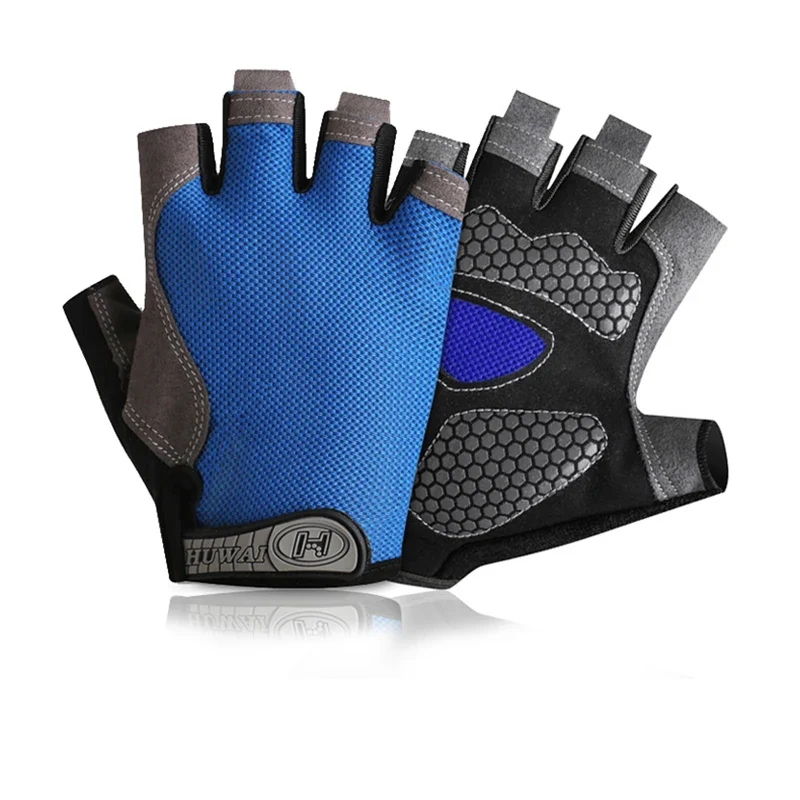 Fahrradhandschuhe Fahrrad Halbfinger Handschuhe Sport Fitness Gym Damen Herren
